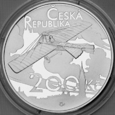 Stříbrná pamětní mince 200 Kč Jan Kašpar